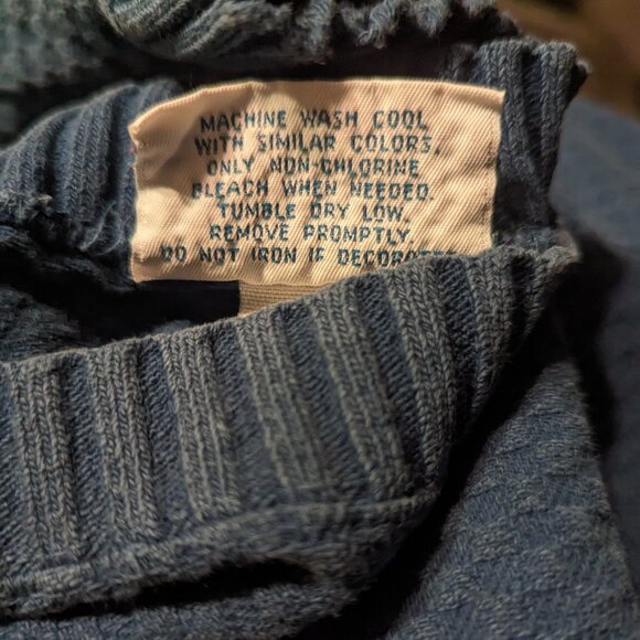 Vintage Boundary Line Waffle Sweater Amish Country Pennsylvania - Picture 10 of 15